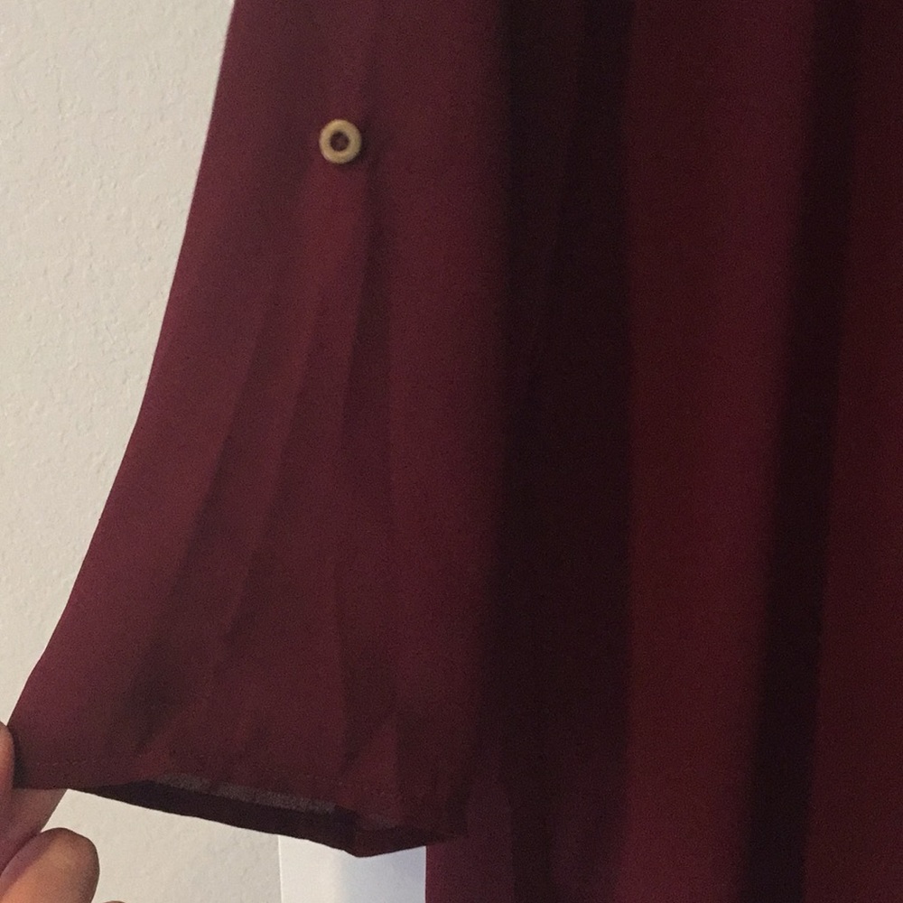 Maroon blouse - Picture 4 of 4